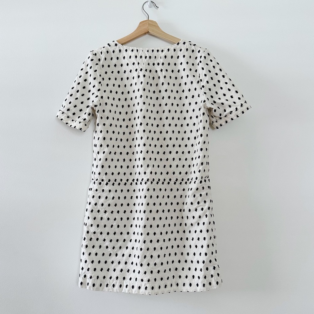 A.P.C. White and Black Mini Dress - Picture 9 of 12
